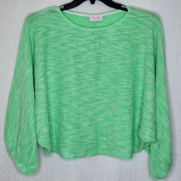 Pink Lily Oversized Knit Top Size Large - Picture 1 of 4